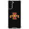 Iowa State University Primary Logo Black Galaxy S21 FE Clear Case